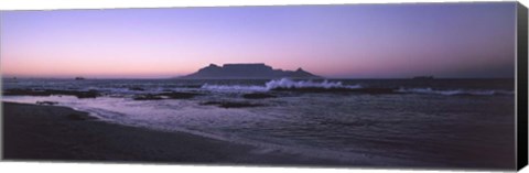 Framed Blouberg Beach at Sunset, Cape Town, South Africa Print