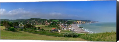 Framed Pourville, France Print