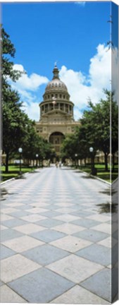 Framed State Capitol Building, Austin, Texas Print
