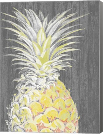 Framed Vibrant Pineapple Splendor I Print