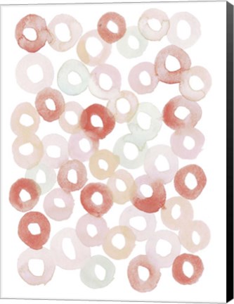 Framed Candy Pattern III Print