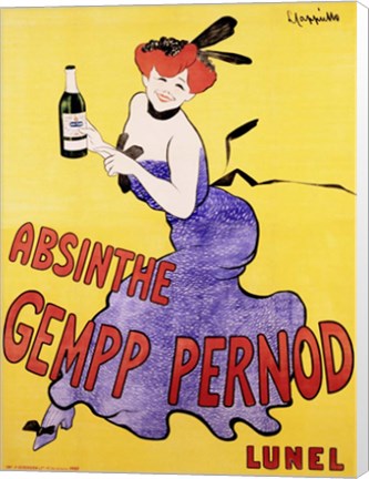 Framed Absinthe Gempp Pernod, 1903 Print