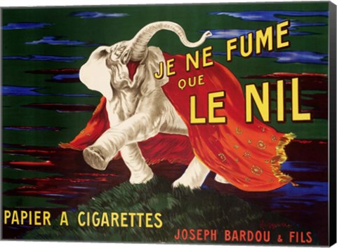 Framed Je ne Fume que Le Nil, 1912 Print