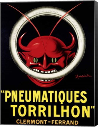 Framed Pneumatiques Torrilhon Print