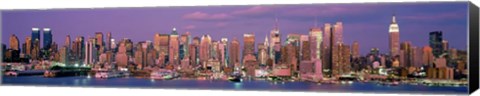 Framed Manhattan Skyline, NYC Print