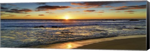 Framed Sunset, Leeuwin National Park, Australia Print