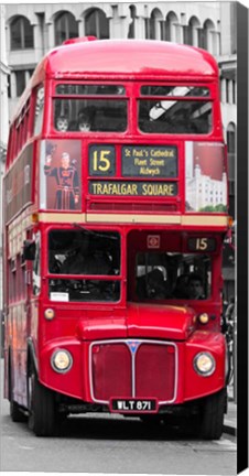 Framed Double-Decker Bus, London Print