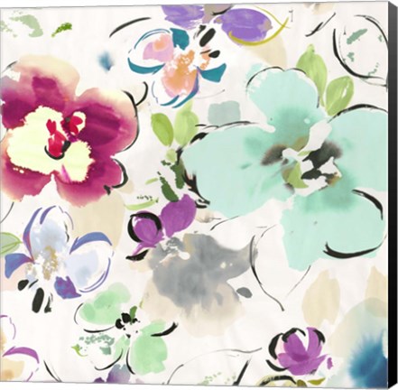Framed Floral Funk II Print