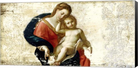 Framed Madonna and Child (after Procaccini) Print