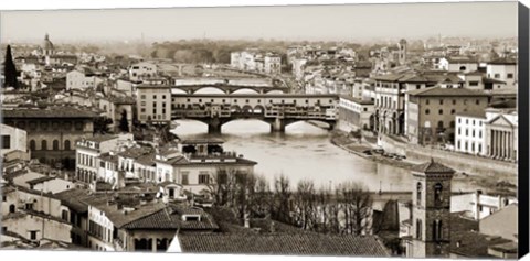 Framed Ponte Vecchio, Florence Print