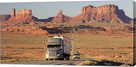 Framed Highway, Monument Valley, USA Print