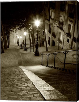 Framed Montmartre, Paris Print