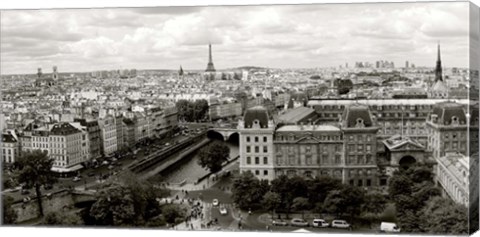 Framed Paris Panorama Print