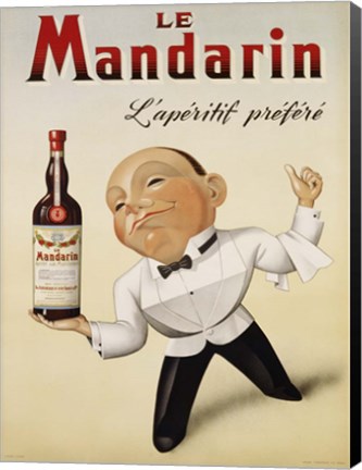 Framed Le Mandarin L&#39;Aperitif Prefere, 1932 Print