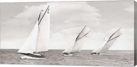 Framed Sloops Racing, 1926 Print