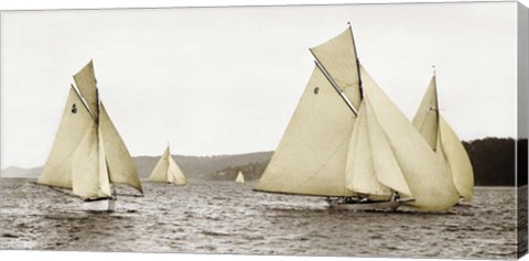 Framed Sloops Racing, 1926 Print