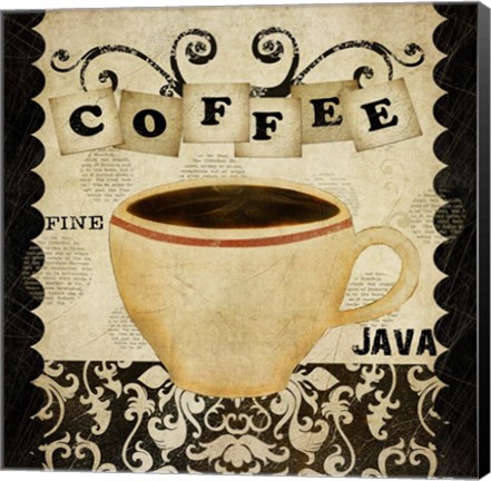 Framed Coffee Fine Java Print