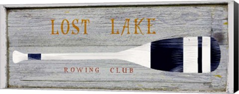 Framed Lost Lake Rowing Print