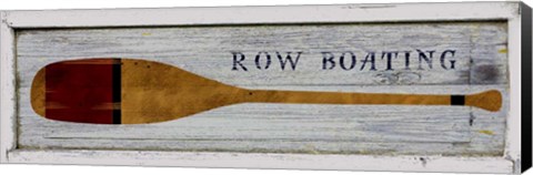 Framed Row Boating Print