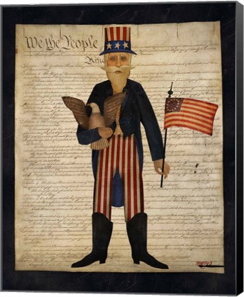 Framed Uncle Sam Print