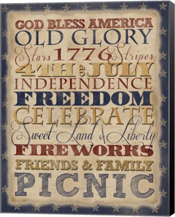 Framed Fourth of July Print