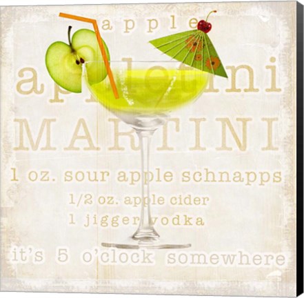 Framed Appletini Print