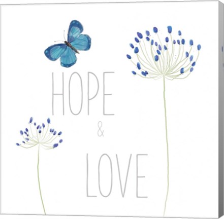 Framed Hope and Love Print