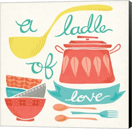 Framed Ladle of Love Print