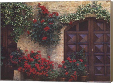 Framed Tuscan Trellis Print
