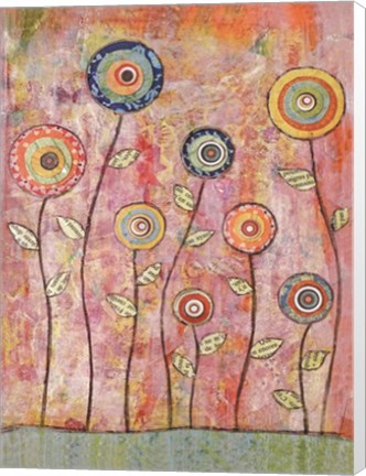 Framed Circle Garden Print