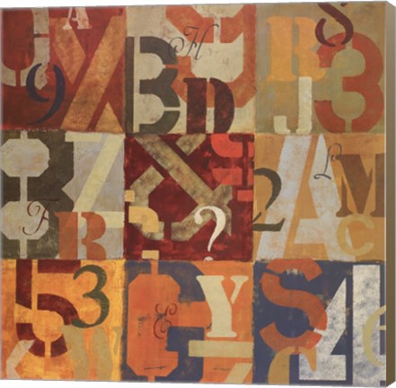 Framed Typecast Print