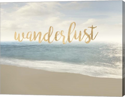 Framed Beach Wanderlust Print