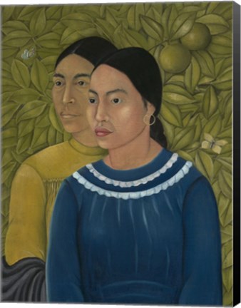 Framed Dos Mujeres (Salvadora y Herminia), 1928 Print