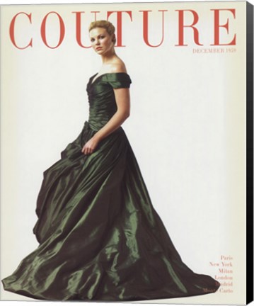 Framed Couture December 1959 Print