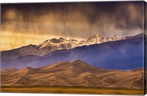 Framed Desert and Mountains Print
