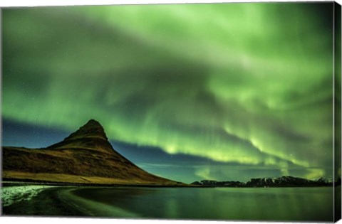 Framed Northern Lights Dance Print