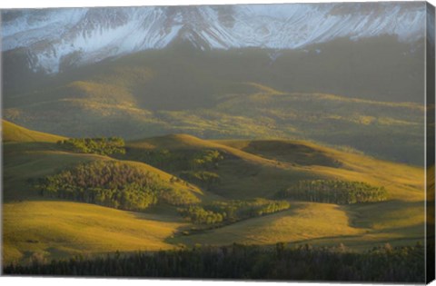 Framed Mountain Base Print