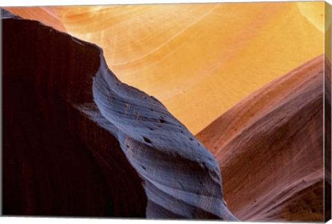 Framed Canyon Shadows Print