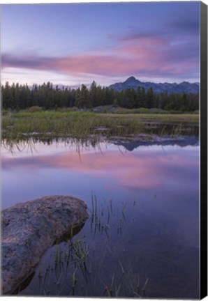 Framed Lake Reflections Print