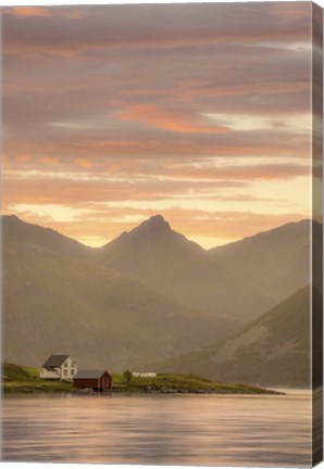 Framed Peaceful Farm 02 Print