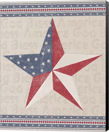 Framed Barn Star Print