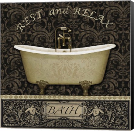 Framed Bath I Print