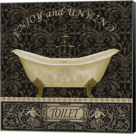 Framed Bath II Print