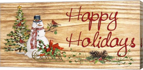Framed Happy Holidays Print