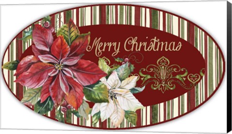Framed Christmas Time - OvalL Platter Print