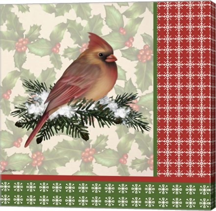Framed Holly &amp; Berries 7 Print