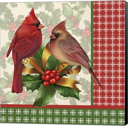 Framed Holly &amp; Berries 8 Print