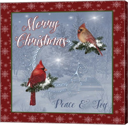 Framed Merry Christmas II Print