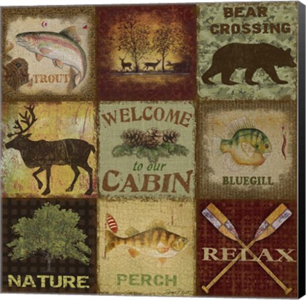 Framed Call Of The Wilderness Print