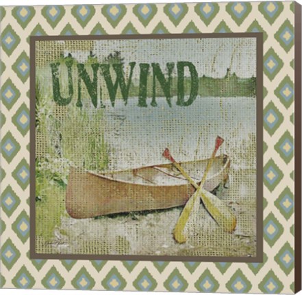 Framed Canoe - Unwind Print